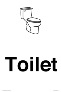 Dementia Toilet signs